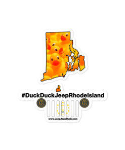 #DuckDuckJeep Rhode Island Bubble-free stickers Stickers DuckDuckJeep